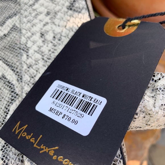 Snakeprint Moda Luxe KAIA Crossbody Bag NWT - Picture 6 of 10